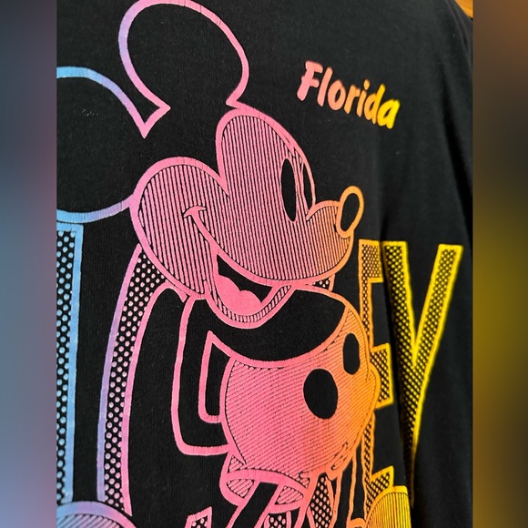 Mickey vintage Florida shirt, pink sleeves the Walt Disney Company - Picture 4 of 4